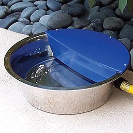 Bol d'eau de chien en acier inoxydable Auto-Fill,1,8 gallons
